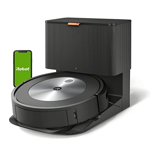 iRobot Robot Aspirador con conexión Wi-Fi Roomba j7+ con Vaciado automático de la Suciedad - Dos cepillos de Goma multisuperficie - Ideal para Mascotas - Aprende, mapea y se Adapta a tu hogar