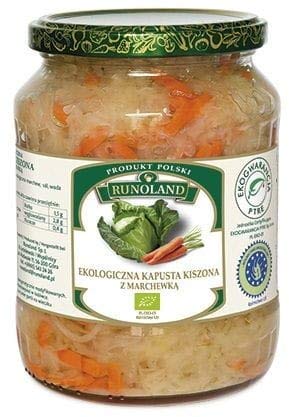 Chucrut con zanahorias BIO 700 g (500g) - RUNOLAND