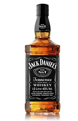 Jack Daniel's Tennessee Whiskey Old No.7, Whiskey Suave e Intenso al Paladar, 40% Vol. Alcohol, 1Litro
