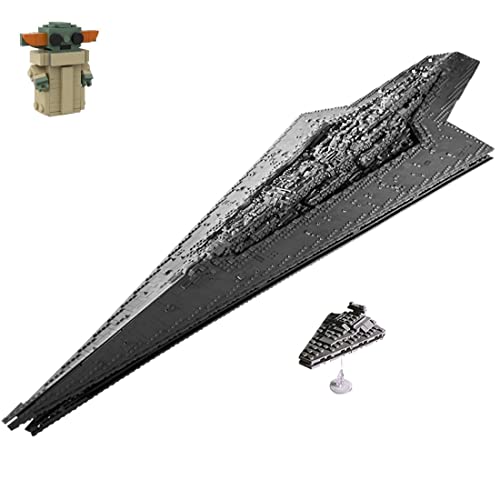 MERK UCS Sets, modelo Star Destroyer de clase ejecutor, juego de construcción de 7588 piezas para adultos, compatible con Lego Star Wars, L (4337LHWHKNG6X7C1084MW)