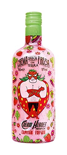 Cream Heroes Crema Sabor Fresa con Tequila 70cl - Capitán Fresón