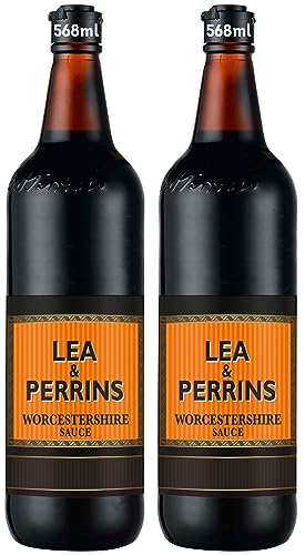 OsoRetail lote de salsa original Worcestershire de Lea & Perrins - 2 x 568ml