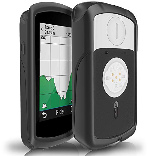 TUSITA Funda para Garmin Edge 1030 Plus - Protectora de Silicona Skin - Accesorios para Computadora con GPS