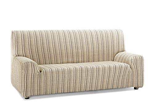 Martina Home Mejico - Funda de sofá elástica, Beige, 3 Plazas, 180 a 240 cm de ancho