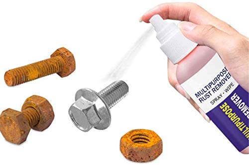 Spray removedor instantáneo RustOut, removedor de manchas de óxido multiusos para acero inoxidable, spray de limpieza para mantenimiento de automóviles, lubricante antioxidante para metal (30ml)