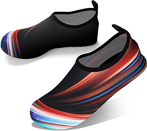 JOTO Zapatos de Agua para Mujer Hombre Niño, Zapatillas Acuáticas Secado Rápido Tipo Calcetines como Descalzado, Escarpines Deportivos para Paseo en Playa Buceo Snorkel Kayak Surf -24,2 cm/38-39
