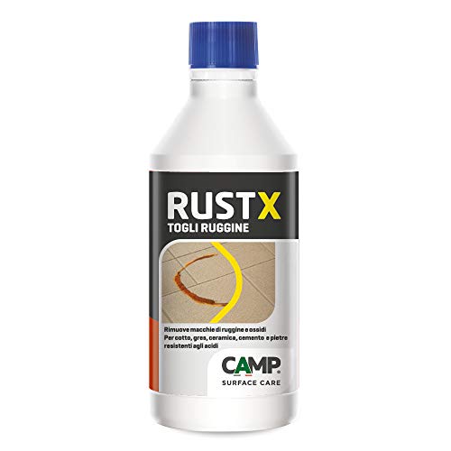 CAMP RUST X Eliminador De Óxido Para Pisos Y Revestimientos, Elimina manchas de óxido, óxidos y incrustaciones, 300 ml