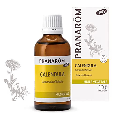 Pranarom - Aceite Vegetal de Bio -, Calendula, Caléndula Orgánica, Caléndula, 50 Mililitros