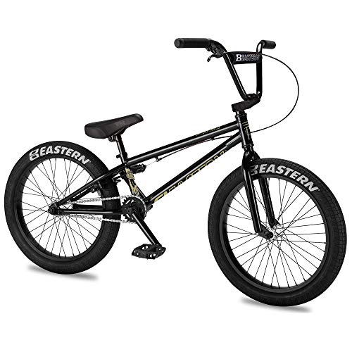 Eastern BMX Bikes - Bicicleta de 20 pulgadas modelo Cobra para niños y niñas, ligera de estilo libre, diseñada por ciclistas profesionales BMX en Eastern Bikes (Negro)