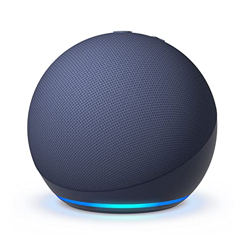 Echo Dot (5.ª generación, modelo de 2022) | Altavoz inteligente wifi y Bluetooth con Alexa, con sonido más potente y de mayor amplitud | Azul marino