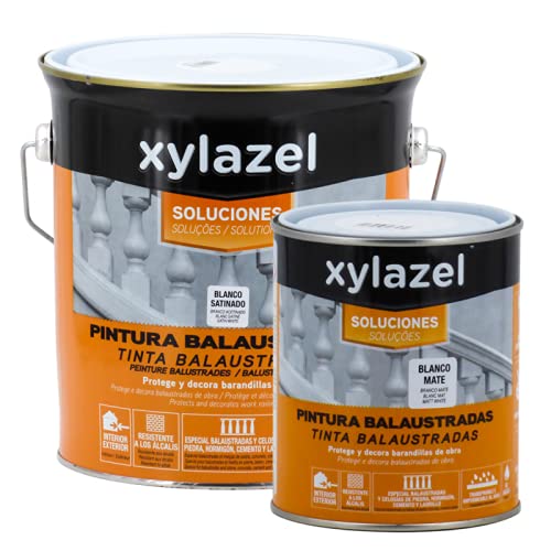 Xylazel - Pintura balaustradas 750ml blanco satinado