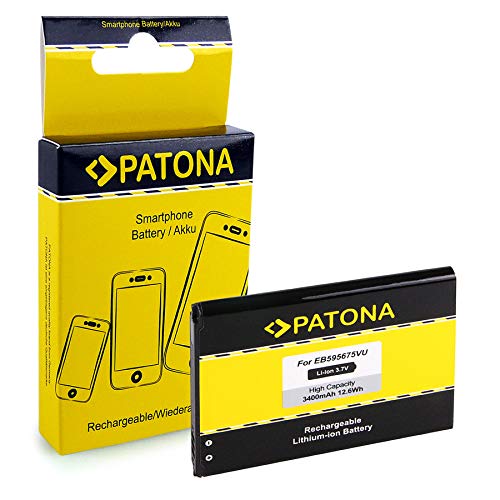 PATONA Bateria EB595675LU Compatible con Samsung Galaxy Note 2 GT-N7100 GT-N7102 GT-N7105 GT-N7108